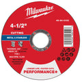 MEULE À TRONÇONNER 4-1/2'' X .045 X 7/8 PERFORMANCE+ TYPE 1