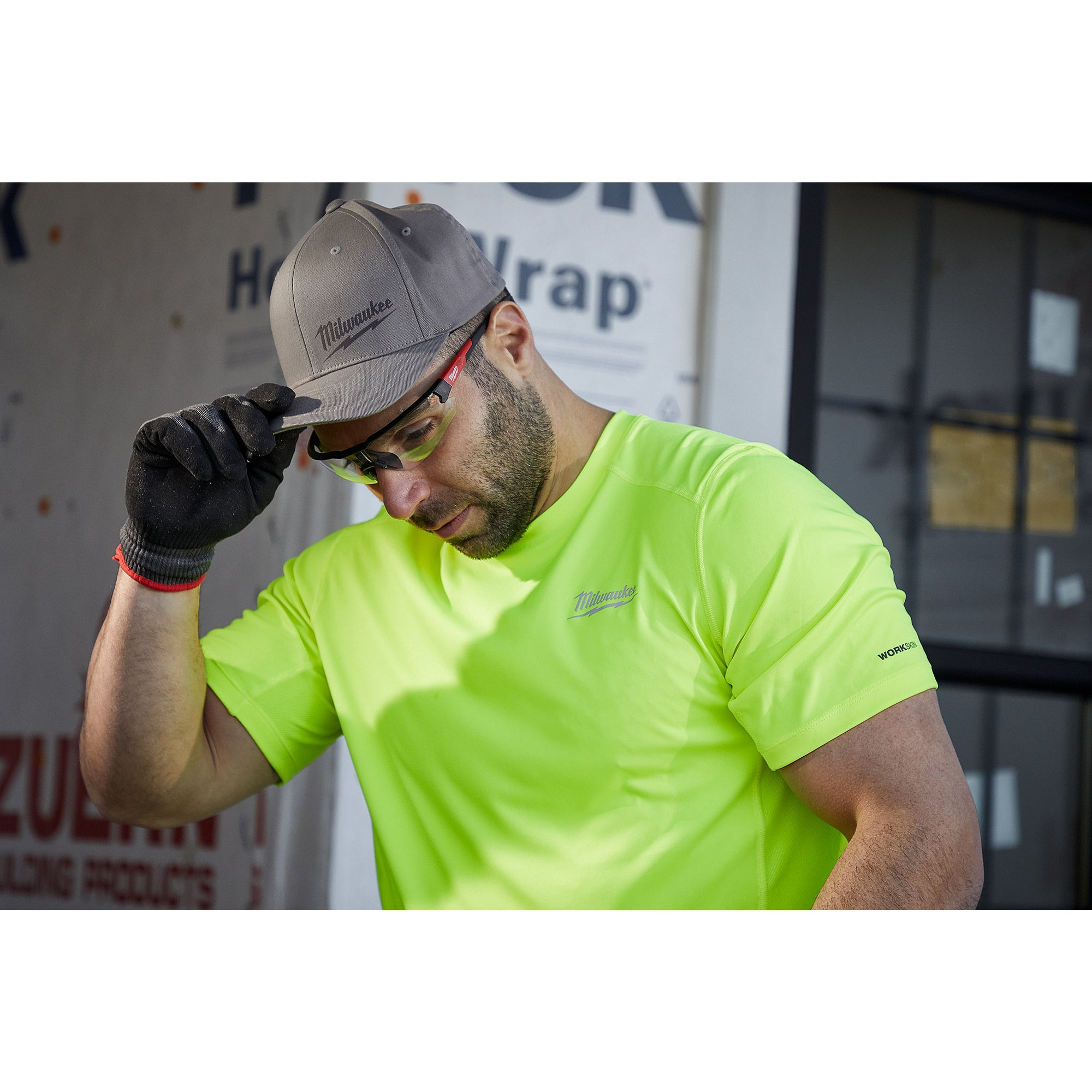 CASQUETTE FLEXFIT MILWAUKEE (GRIS - S/M)
