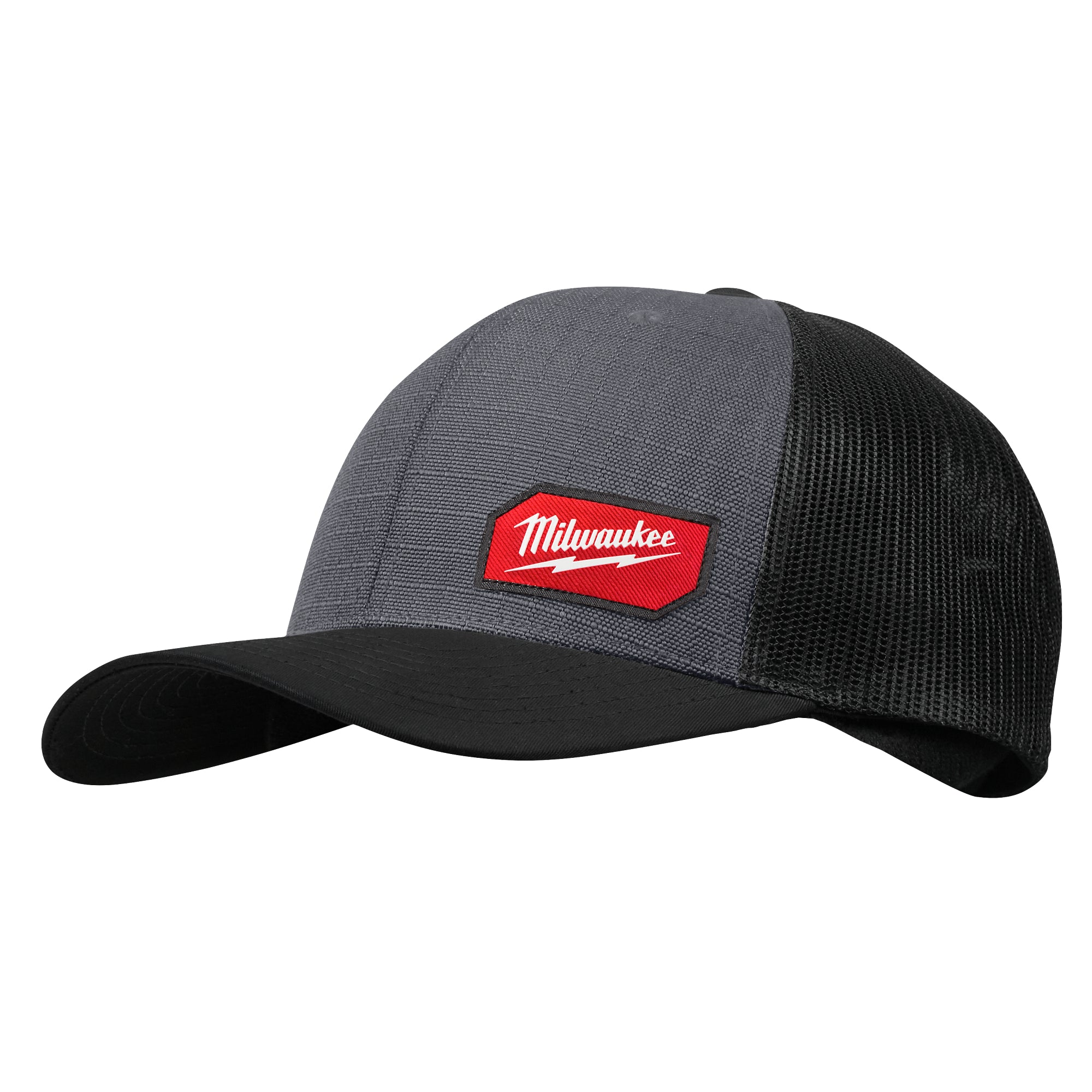 CASQUETTE TRUCKER MILWAUKEE SNAP-BACK (GRIS)