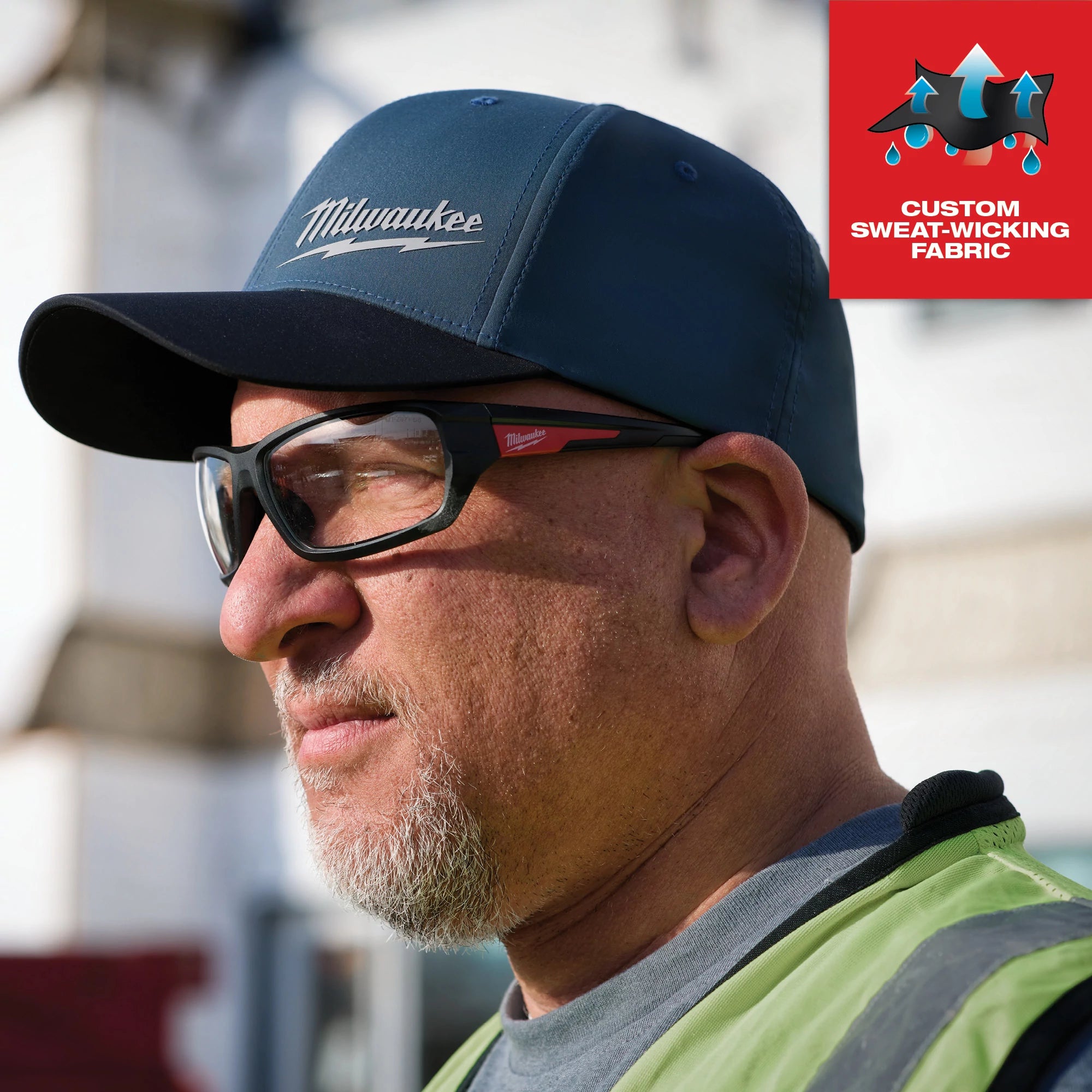 CASQUETTE FLEXFIT PERFORMANCE MILWAUKEE (BLEU - L/XL)
