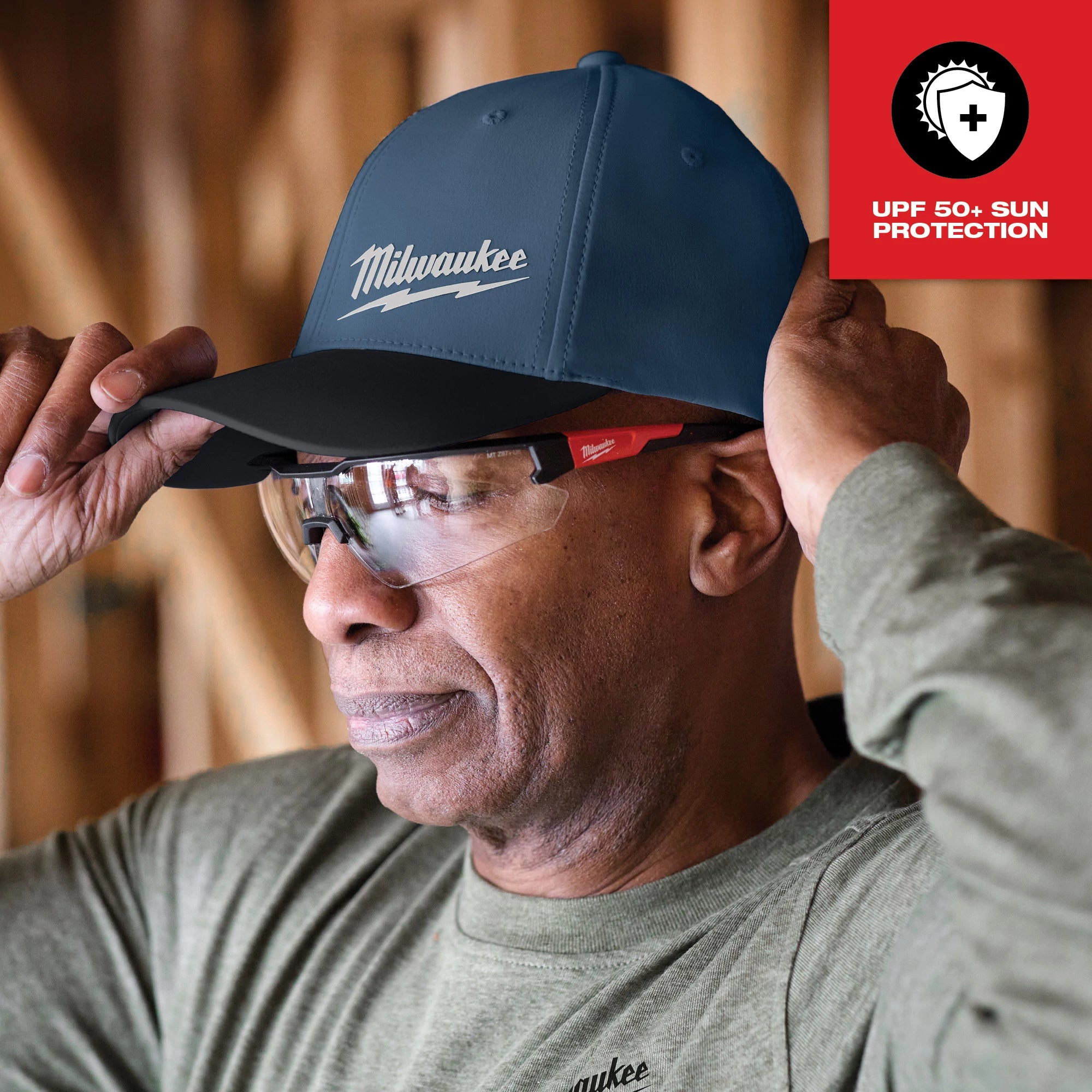 CASQUETTE FLEXFIT PERFORMANCE MILWAUKEE (BLEU - L/XL)