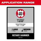 MARTEAU ROTATIF 1-9/16'' SDS-MAX ÉLECTRIQUE