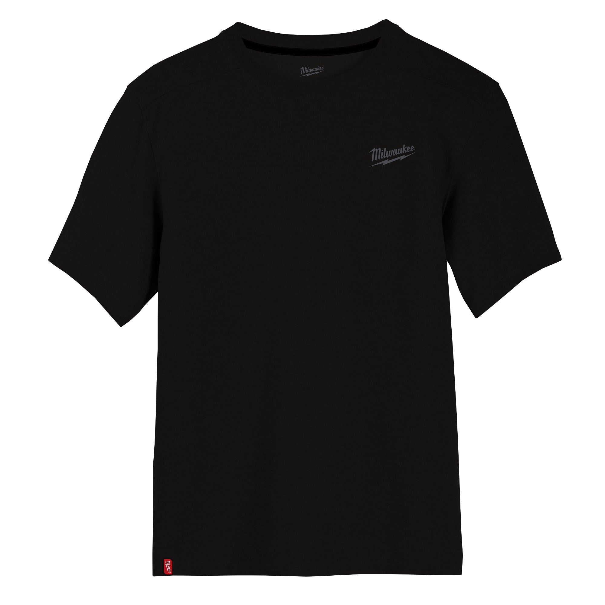T-SHIRT DE TRAVAIL MANCHE COURTE HYBRIDE (NOIR - LARGE)