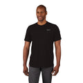 T-SHIRT DE TRAVAIL MANCHE COURTE HYBRIDE (NOIR - XLARGE)