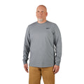 CHANDAIL DE TRAVAIL MANCHE LONGUE HYBRIDE (GRIS- XLARGE)