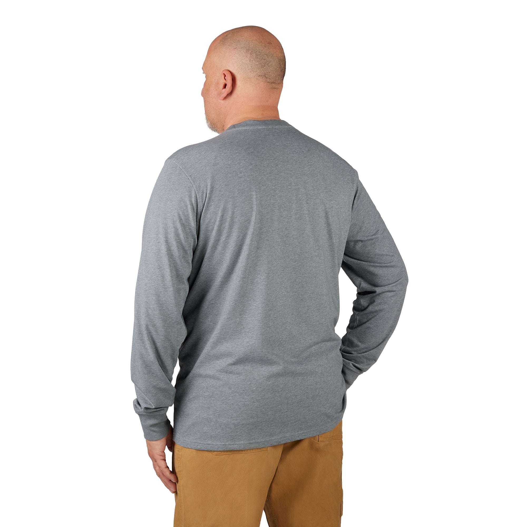 CHANDAIL DE TRAVAIL MANCHE LONGUE HYBRIDE (GRIS- XLARGE)