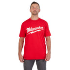 T-SHIRT MANCHE COURTE MILWAUKEE BIG LOGO (ROUGE - 2XLARGE)