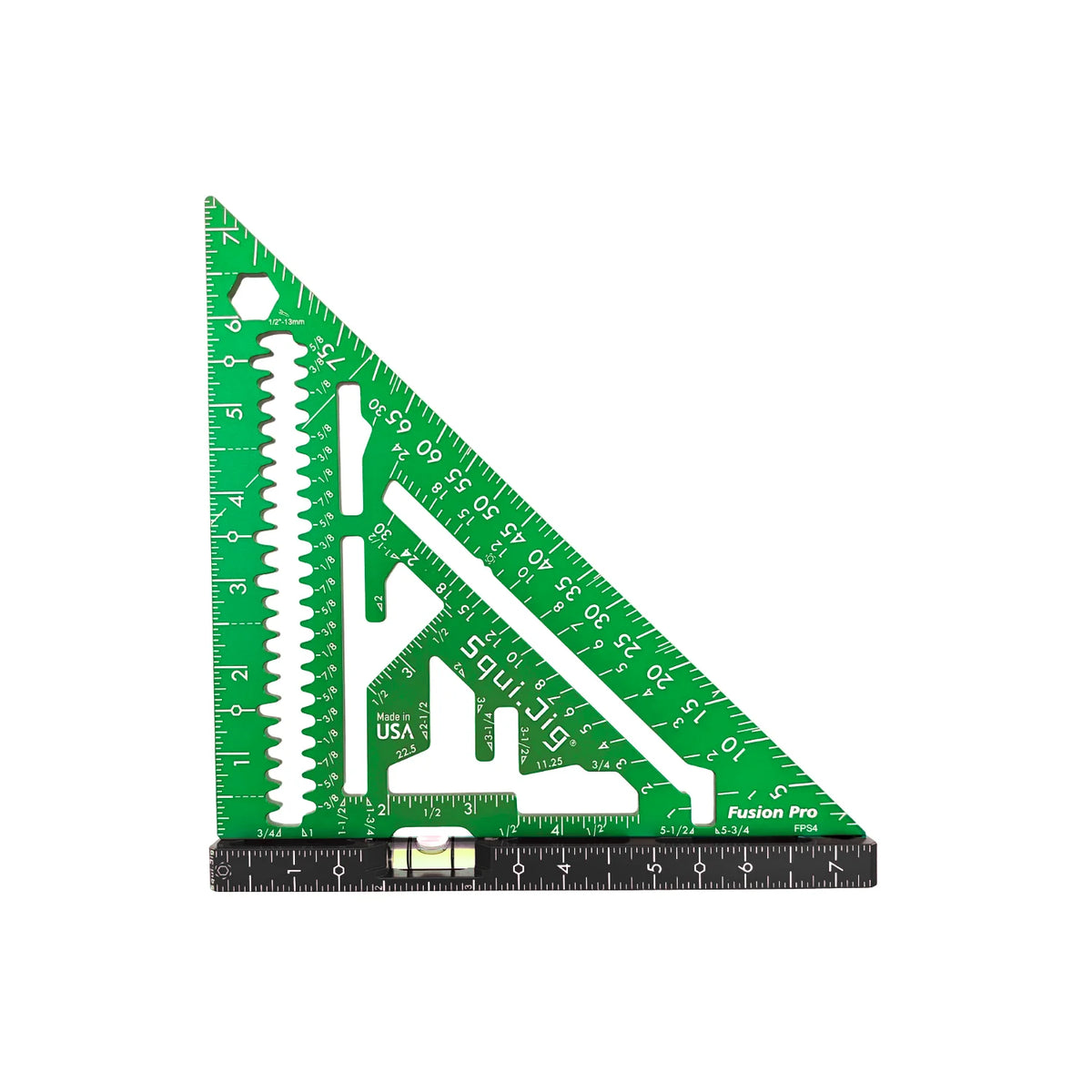 ÉQUERRE DE CHARPENTIER SQUI.JIG FUSION PRO 7.5'' VERTE