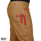MILWAUKEE HEAVY-DUTY WORK PANTS (KHAKI - 38X32)