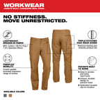 MILWAUKEE HEAVY-DUTY WORK PANTS (KHAKI - 38X32)