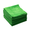 LINGES EN MICROFIBRES VERTS (PQT 10)