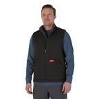 VESTE DE TRAVAIL DOUBLÉE EN SHERPA (NOIR - 2XLARGE)