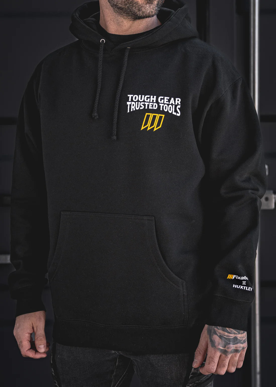 HOODIE HX-717 TOUGH GEAR TRUSTED TOOLS NOIR ( XL )