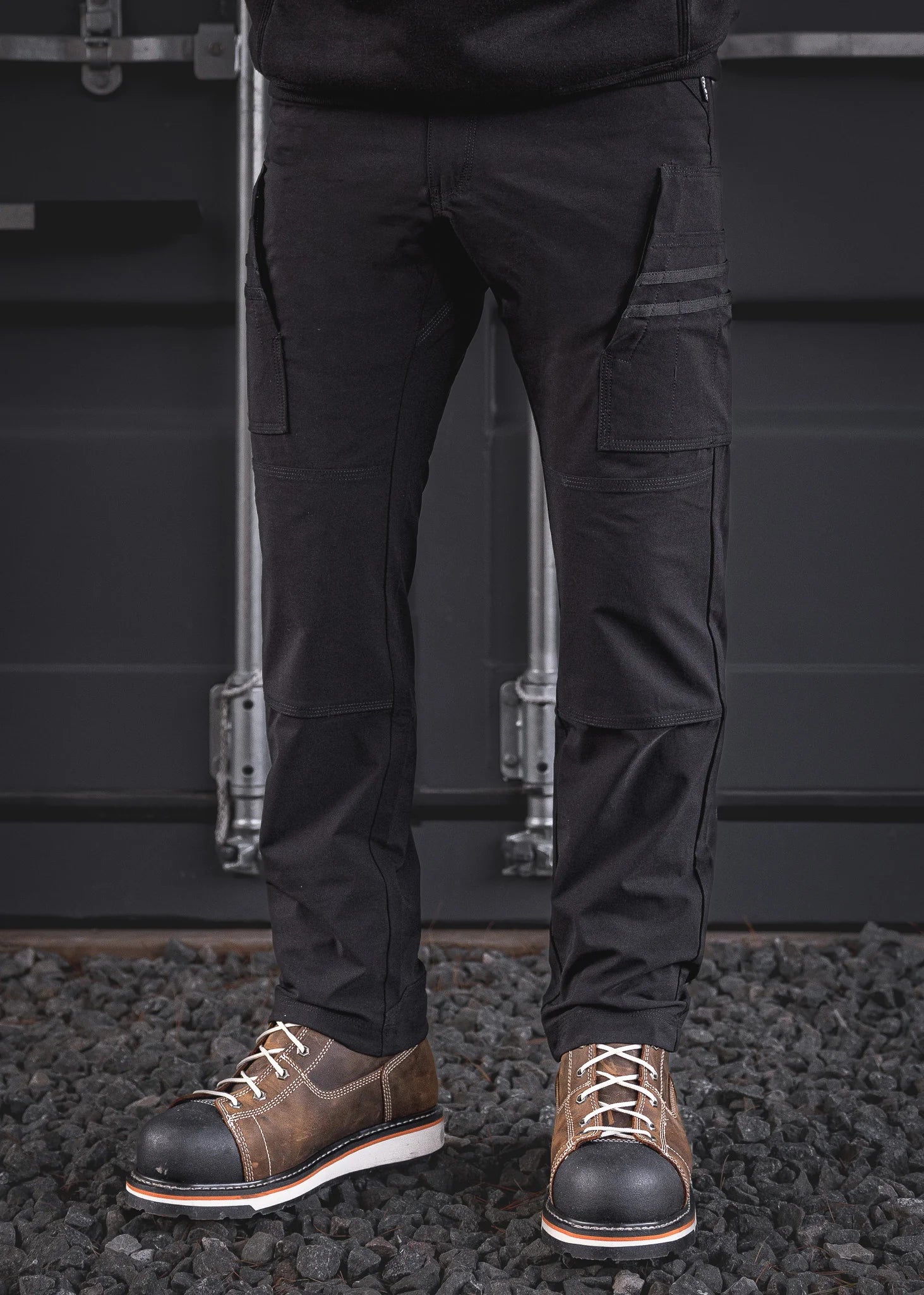 PANTALONS FX-1 SLIM ''WORK'' LIGHT NOIR ( 36W-32L )
