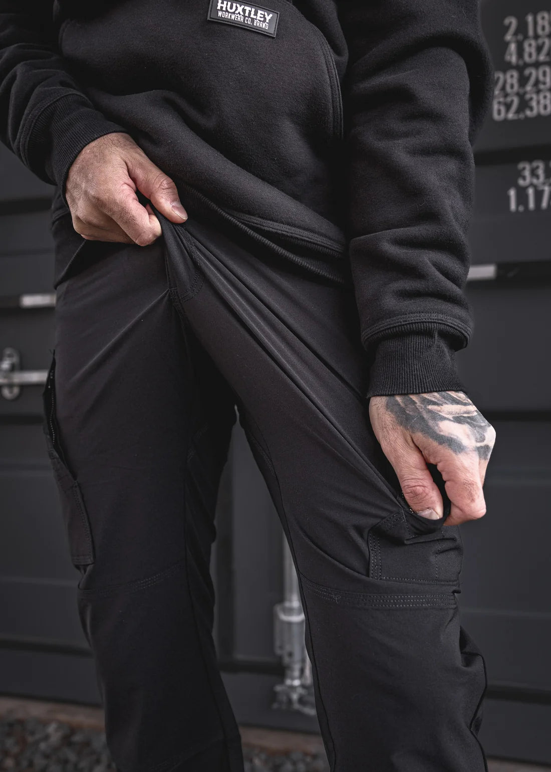 PANTALONS FX-1 SLIM ''WORK'' LIGHT NOIR ( 30W-32L )