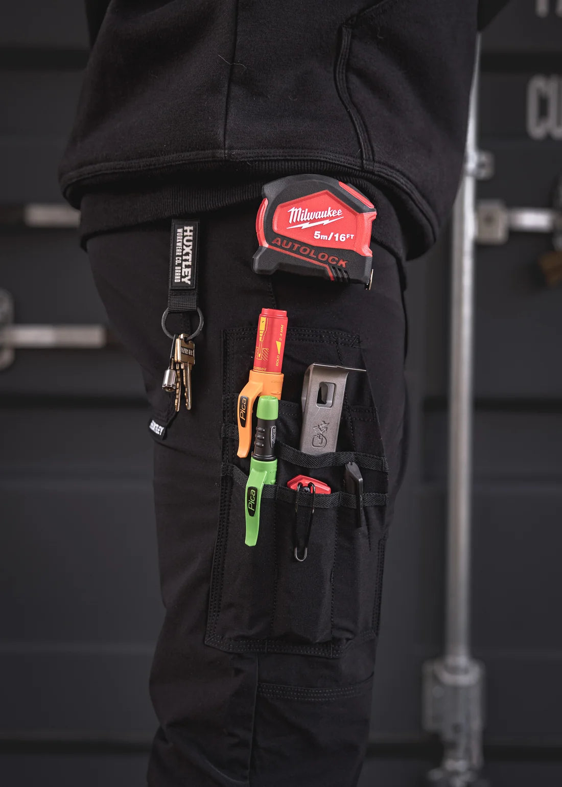 PANTALONS FX-1 SLIM ''WORK'' LIGHT NOIR ( 30W-32L )