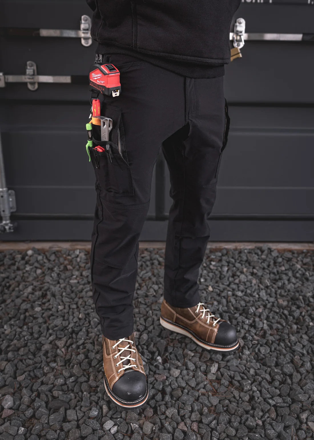 PANTALONS FX-1 SLIM ''WORK'' LIGHT NOIR ( 30W-32L )