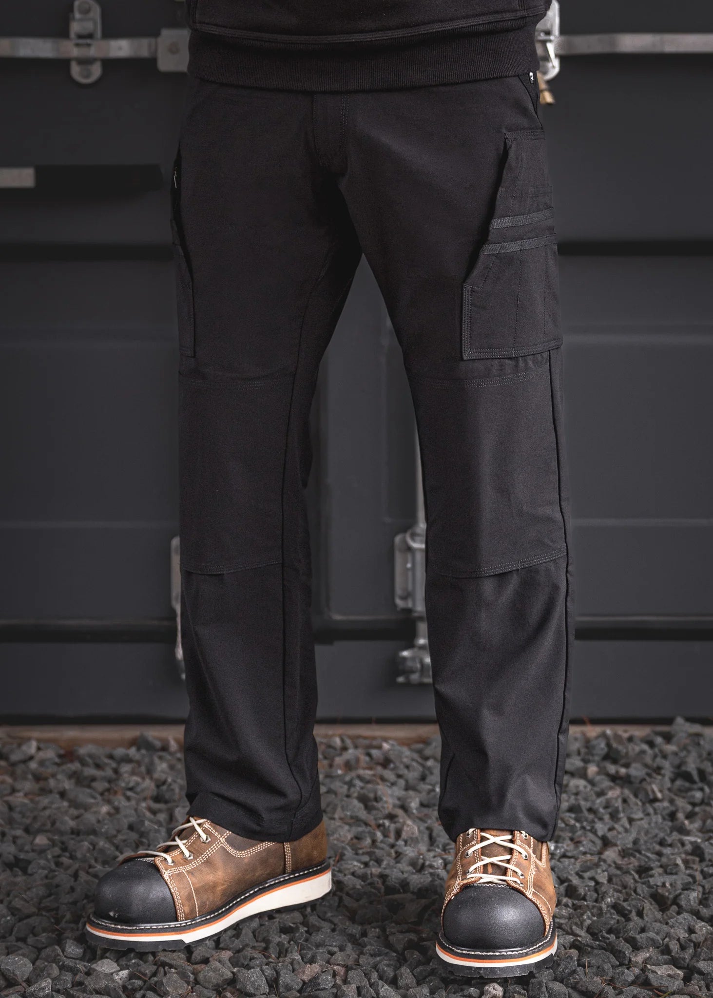 PANTALONS RX-1 RELAXED ''WORK'' LIGHT NOIR ( 32W-32L )