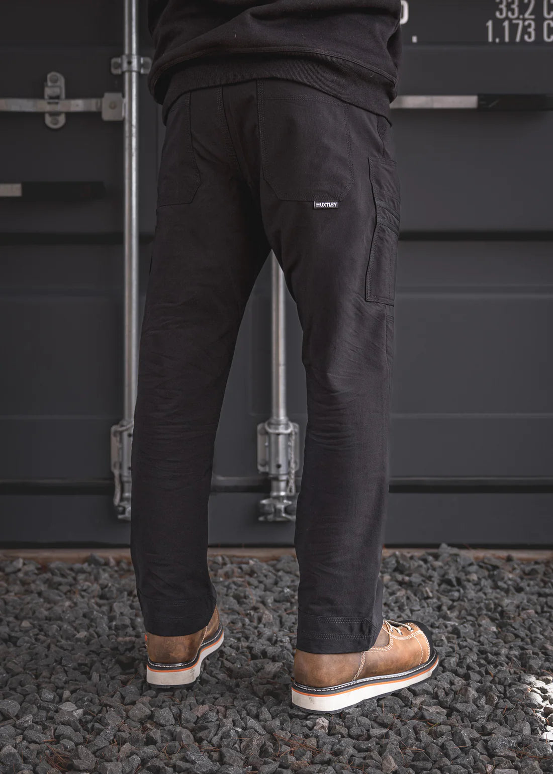 PANTALONS RX-1 RELAXED ''WORK'' LIGHT NOIR ( 36W-32L )
