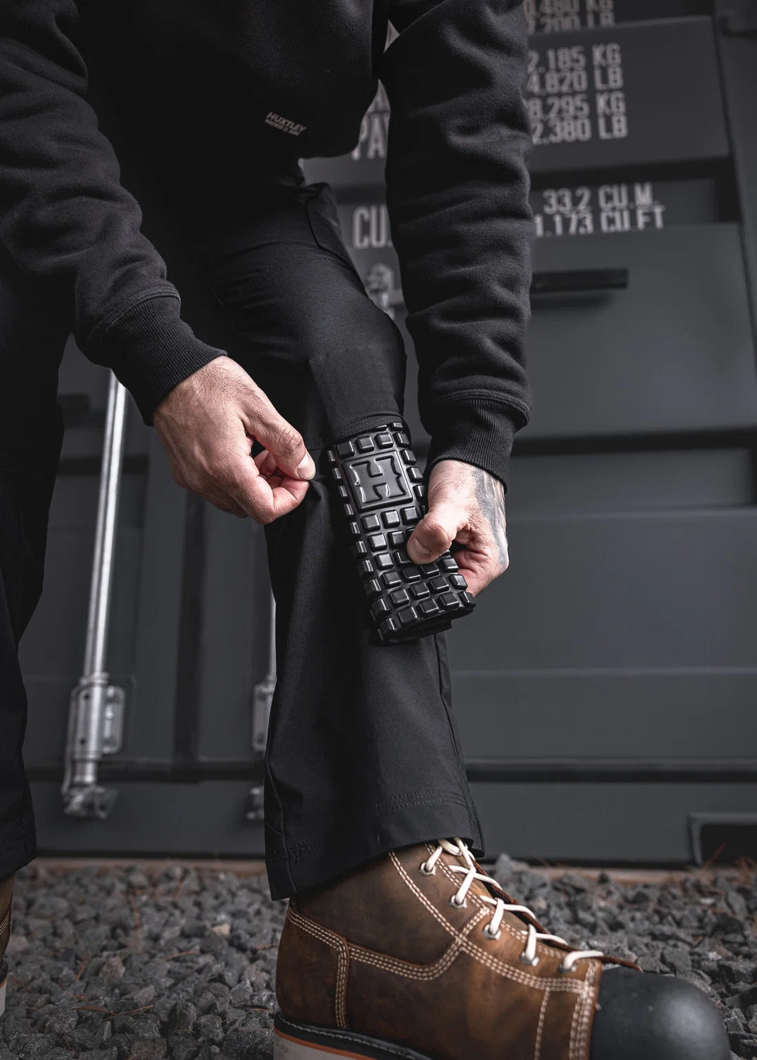 PANTALONS RX-1 RELAXED ''WORK'' LIGHT NOIR ( 32W-32L )