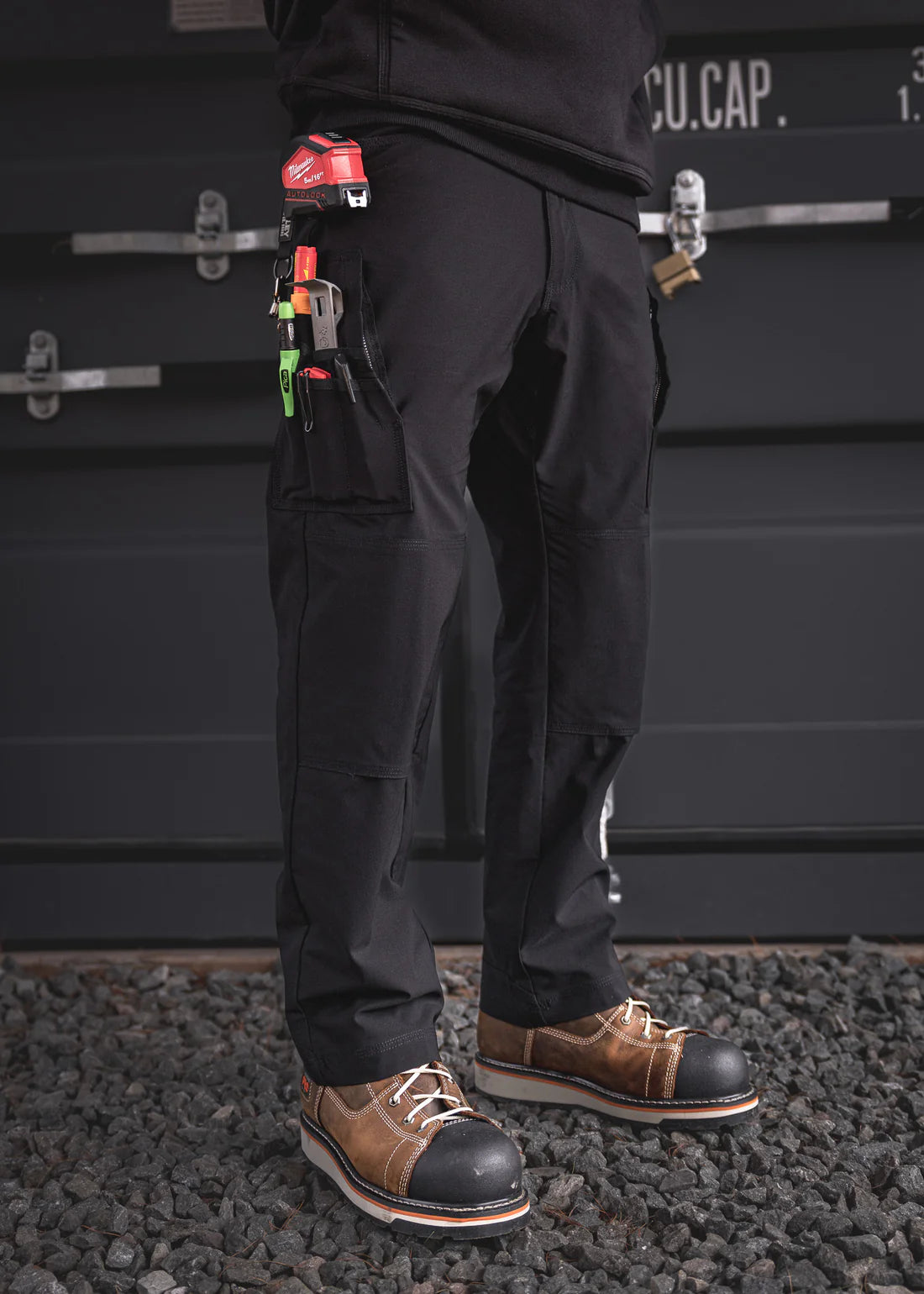 PANTALONS RX-1 RELAXED ''WORK'' LIGHT NOIR ( 36W-32L )