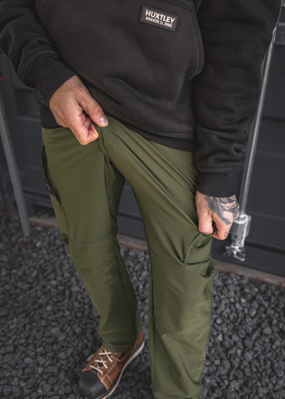 PANTALONS RX-1 RELAXED ''WORK'' LIGHT OLIVE ( 38W-32L )