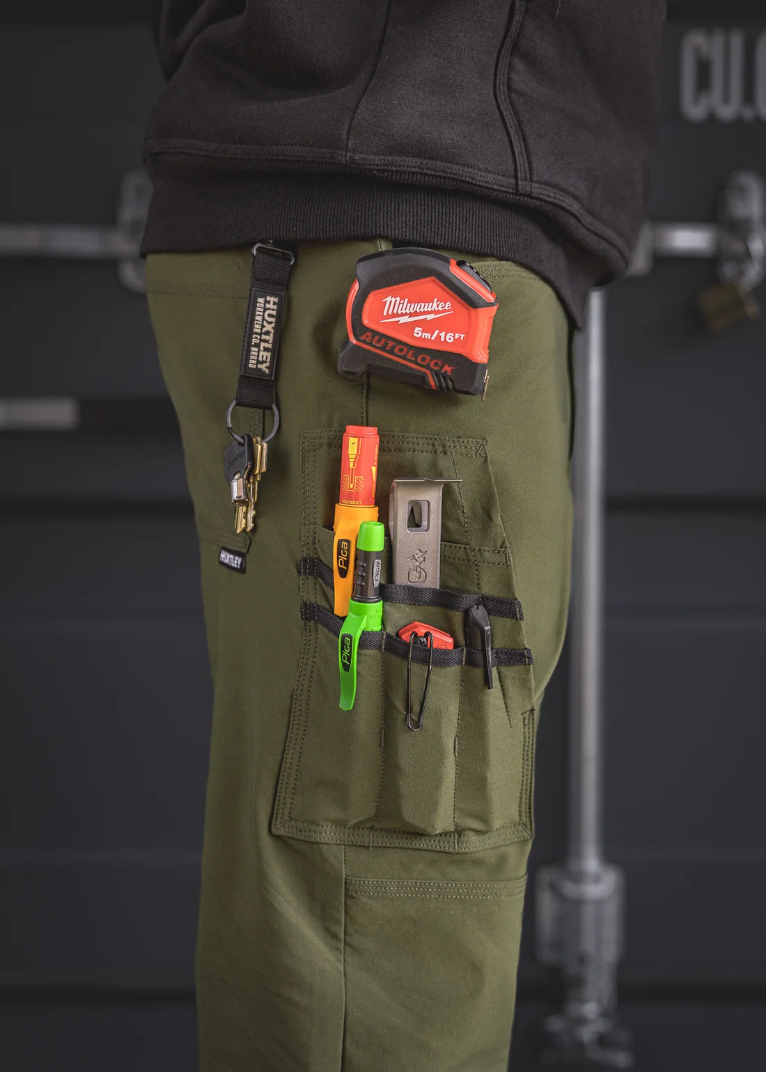 PANTALONS RX-1 RELAXED ''WORK'' LIGHT OLIVE ( 38W-32L )