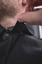 CHEMISE FLANELLE EXTENSIBLE HD-57 NOIR ( M )