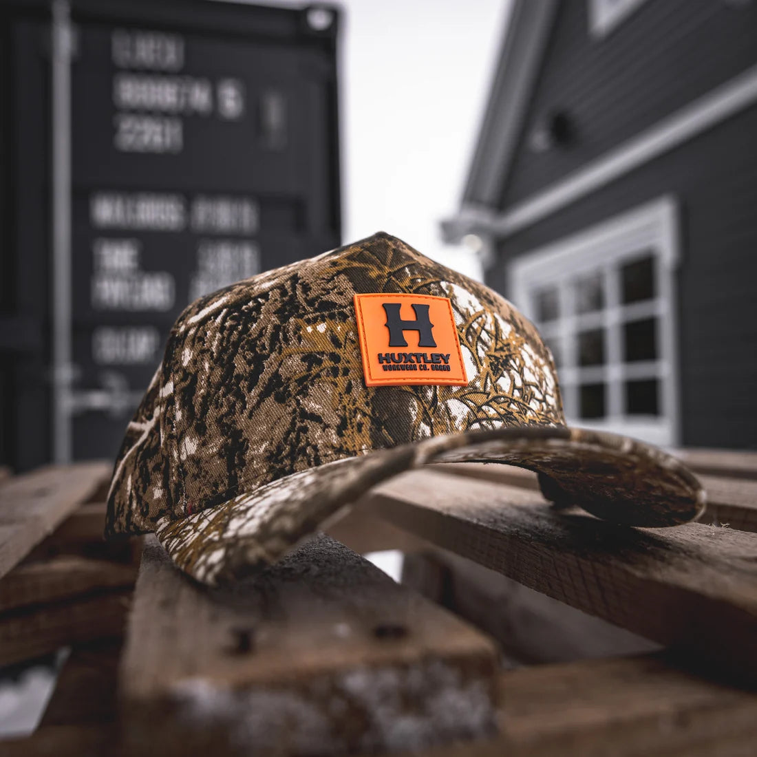 CASQUETTE HS-73 CLASSIQUE CAMO/ORANGE NÉON