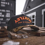 CASQUETTE HS-73 BACKDRAFT NOIR/CAMO/ORANGE NÉON
