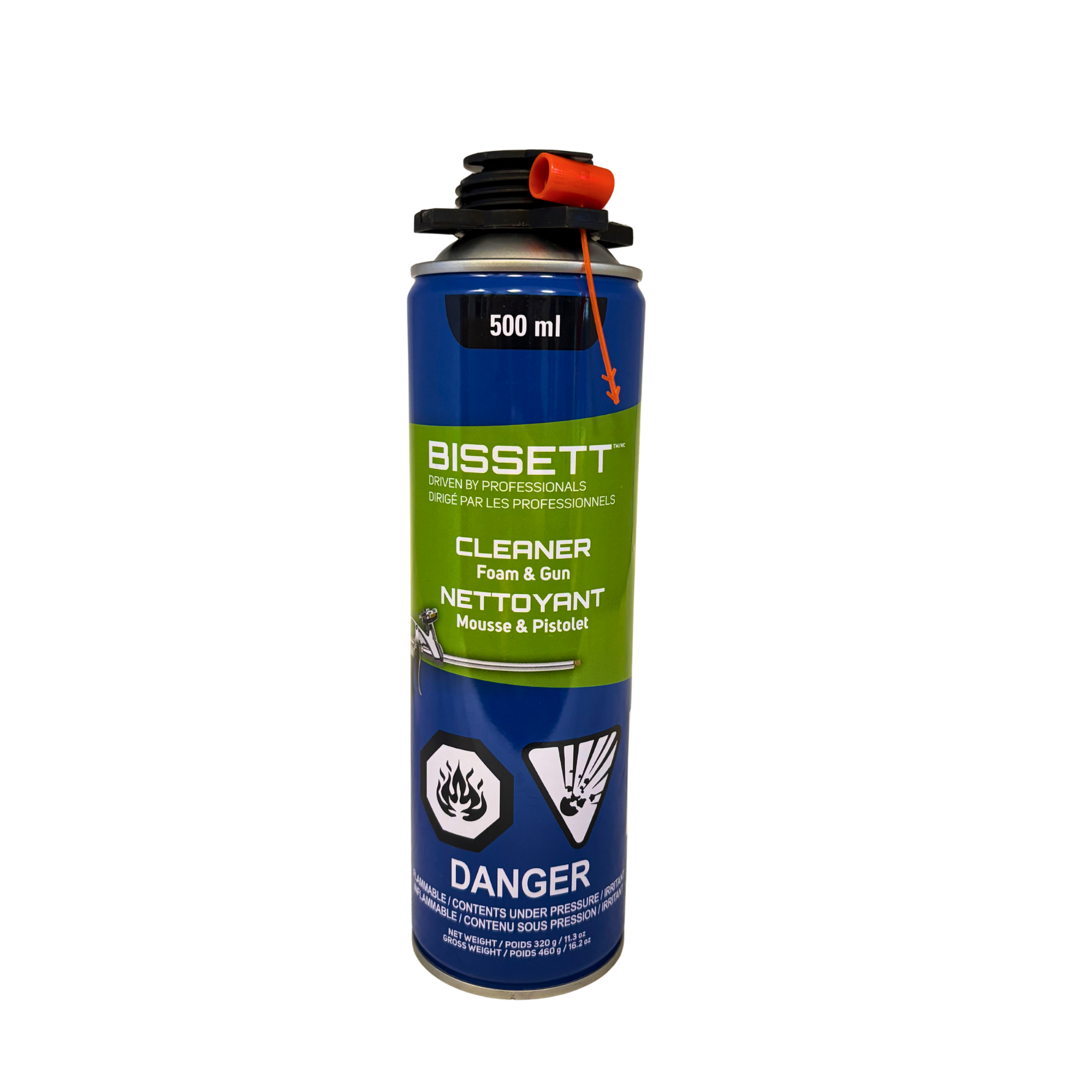 NETTOYANT À PISTOLET & MOUSSE (500 ML)