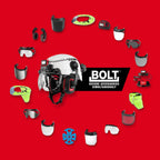 CASQUE DE SÉCURITÉ BLANC BOLT TYPE 2 REBORD AVANT CLASSE E
