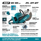 14" 80V XGT (40Vx2) CUT-OFF SAW KIT