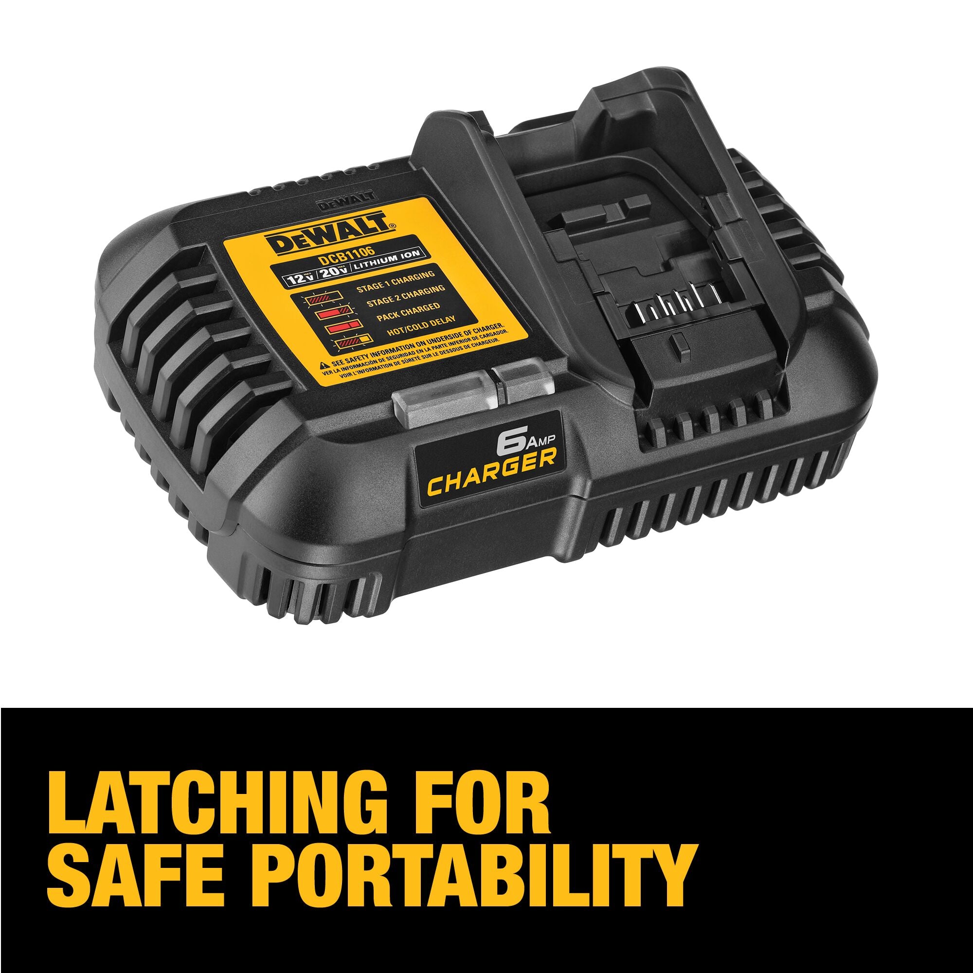 CHARGEUR SIMPLE 6 AMPÈRES 12V / 20V