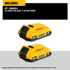 20V MAX LITHIUM-ION 2.0AH COMPACT BATTERY (2 PK)