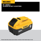 20V MAX XR 6.0AH LITHIUM-ION BATTERY (2PK)