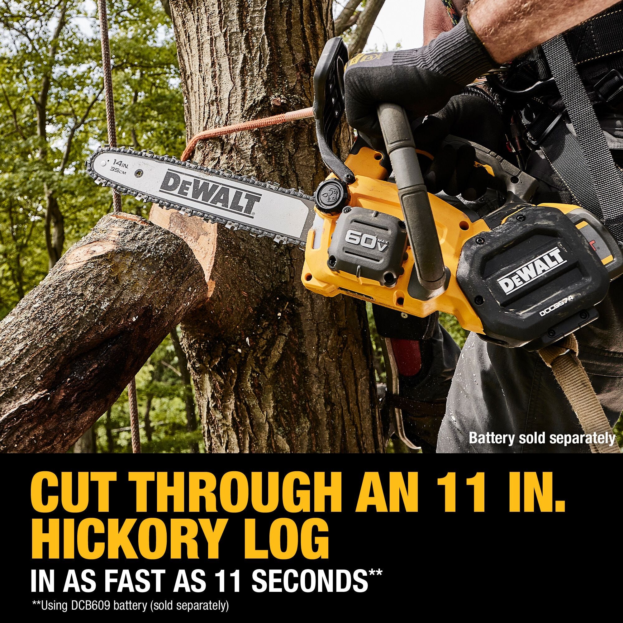 60V MAX FLEXVOLT BRUSHLESS 14" CHAINSAW