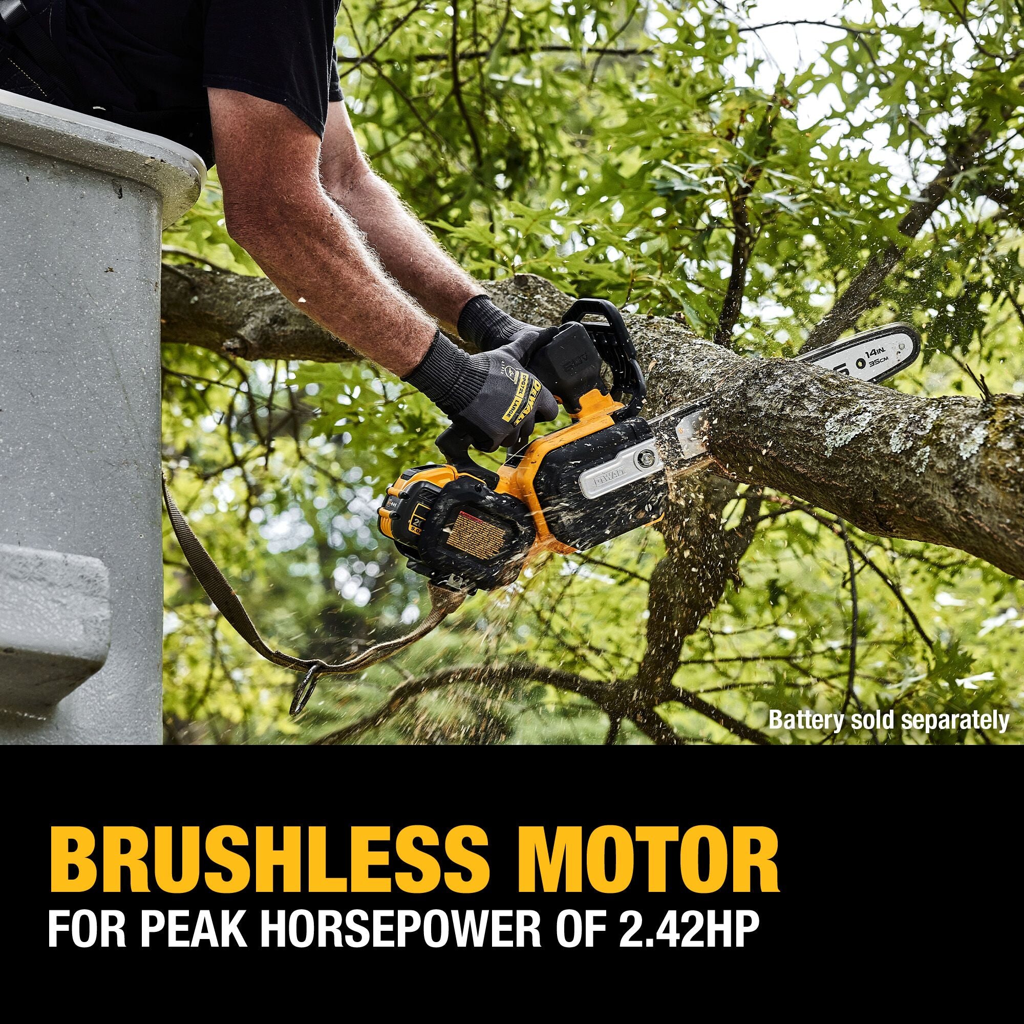 60V MAX FLEXVOLT BRUSHLESS 14" CHAINSAW