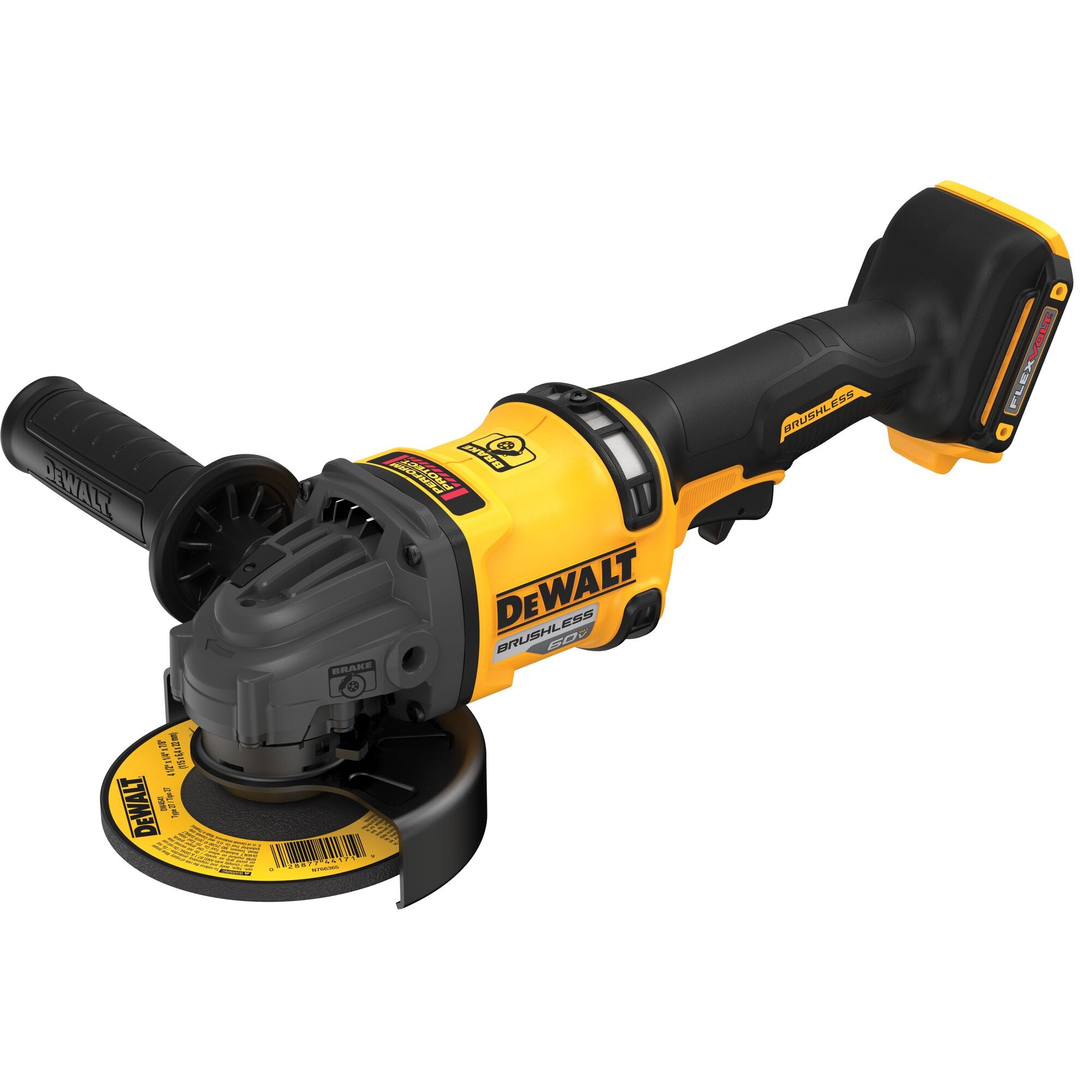 RECTIFIEUSE COUDÉE 4-1/2'' / 6'' FLEXVOLT 60V