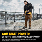 NETTOYEUR À HAUTE PRESSION 1000 PSI BRUSHLESS FLEXVOLT 60V