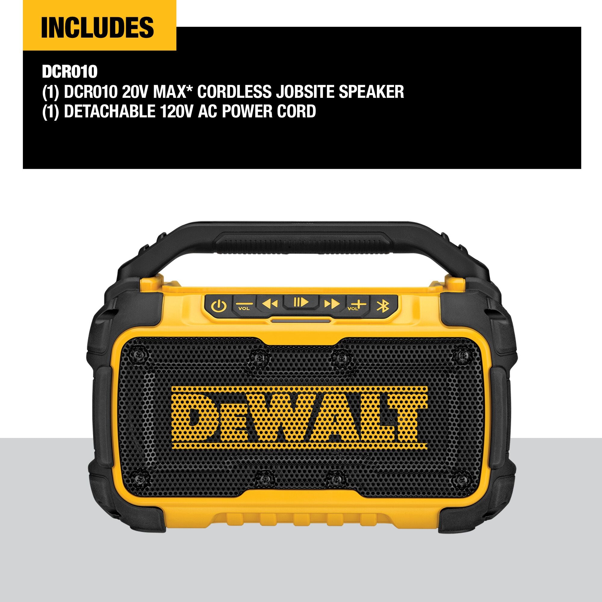 HAUT-PARLEUR BLUETOOTH DE CHANTIER 12V / 20V MAX
