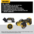 SCIE COMPACTE 3'' BRUSHLESS 20V MAX XR