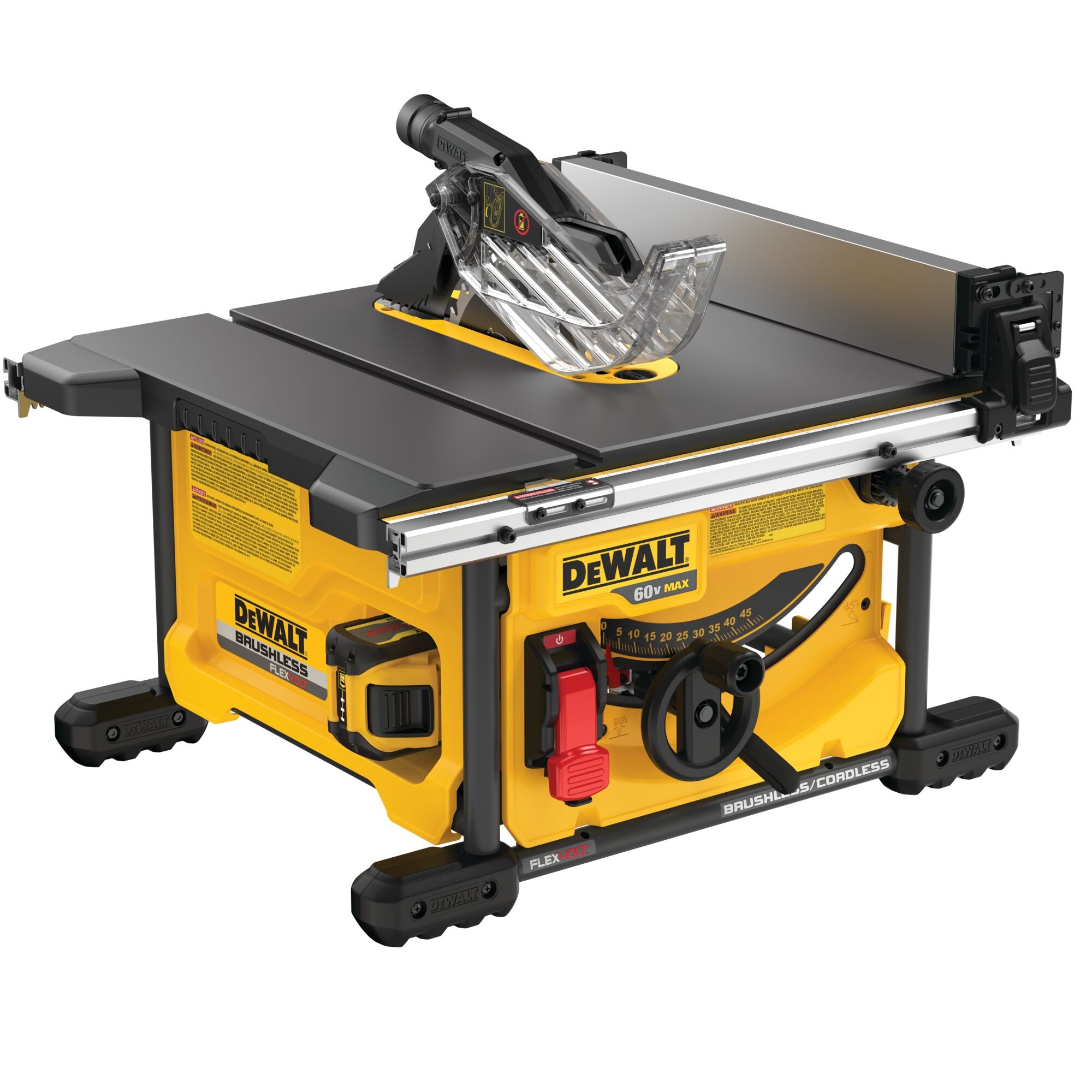 ENSEMBLE BANC DE SCIE 8-1/4'' FLEXVOLT 60V MAX ( 6.0AH )