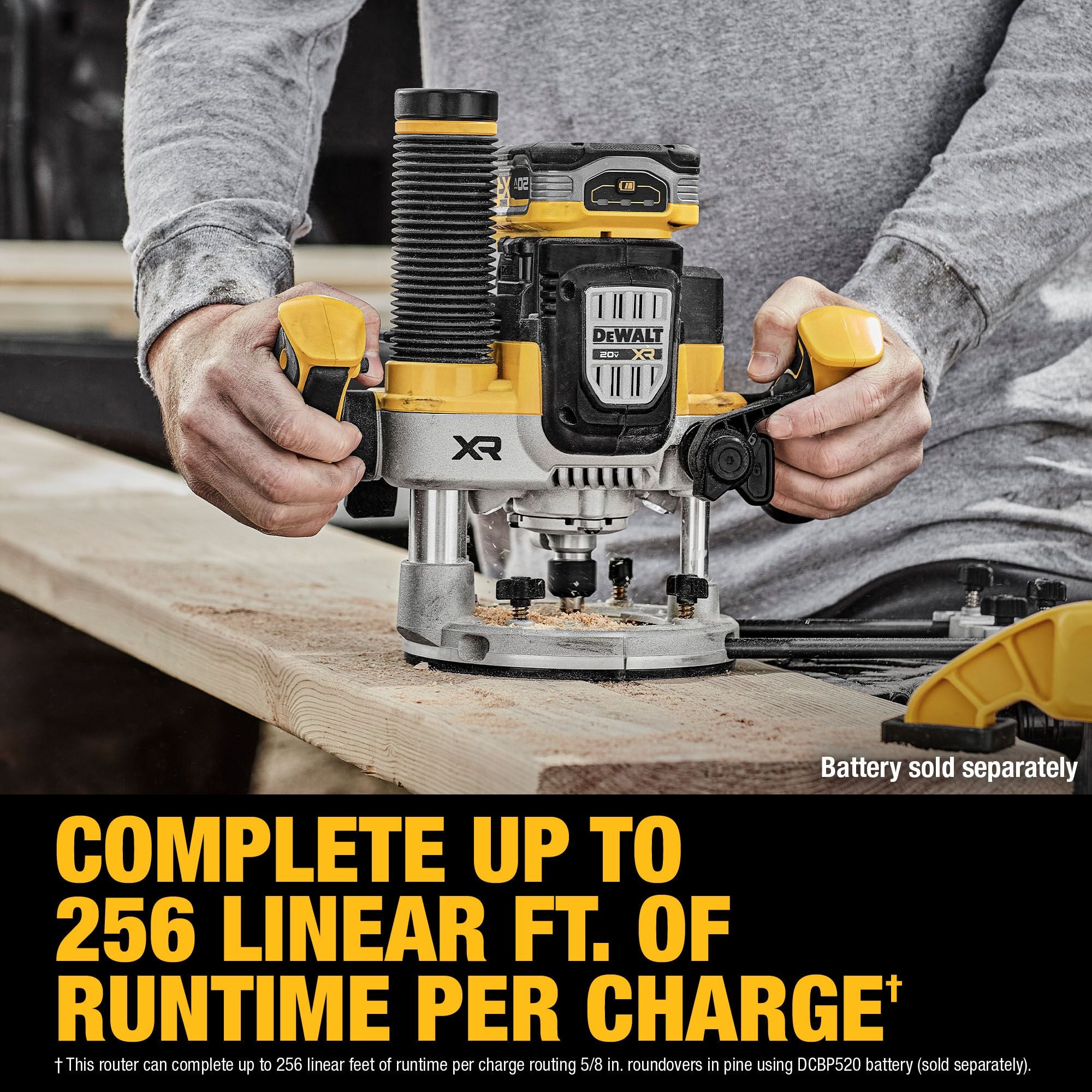 TOUPIE PLONGEANTE 2-1/4 HP 20V MAX XR