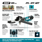 TARIÈRE 1/2'' 40V XGT BRUSHLESS