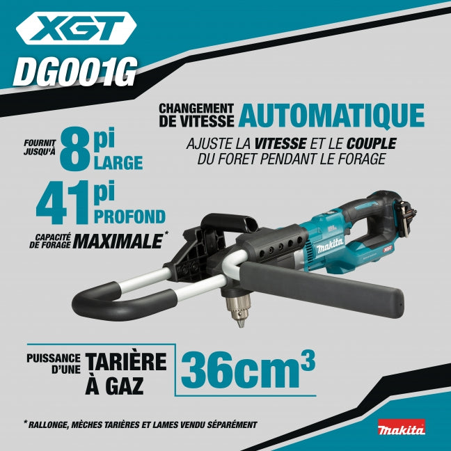 TARIÈRE 1/2'' 40V XGT BRUSHLESS