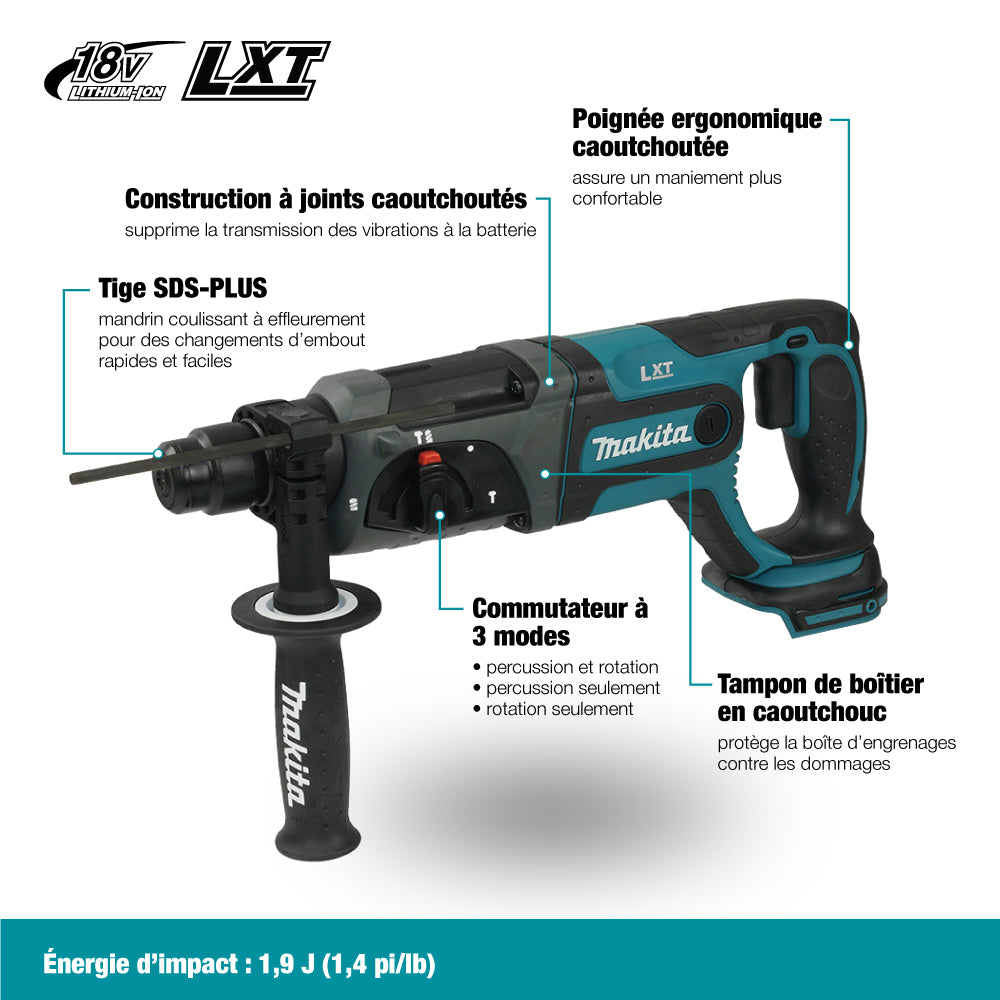 MARTEAU ROTATIF 15/16'' SDS+ 18V