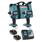 ENSEMBLE DE 2 TOURNEVIS À CHOCS DTD153Z BRUSHLESS (5.0AH)