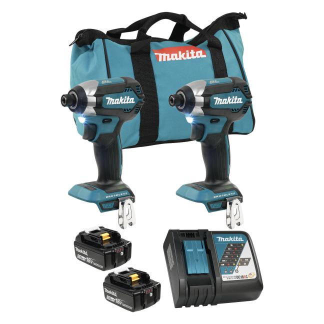 ENSEMBLE DE 2 TOURNEVIS À CHOCS DTD153Z BRUSHLESS (5.0AH)