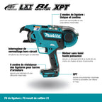 OUTIL REBAR À LIER LES BARRES D'ARMATURE 5/8'' 18V LXT